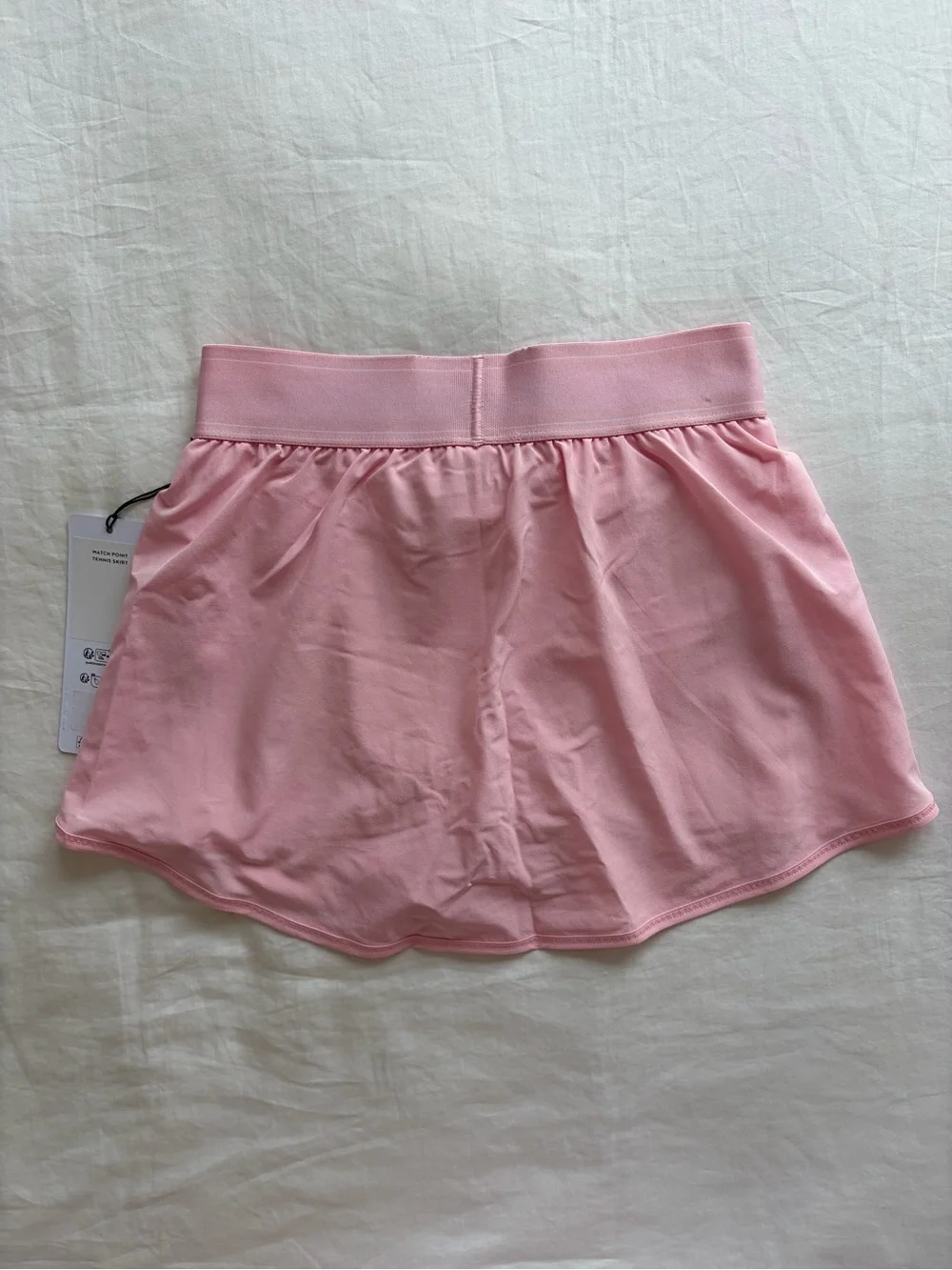 Alo Pink Match Point Tennis Skirt